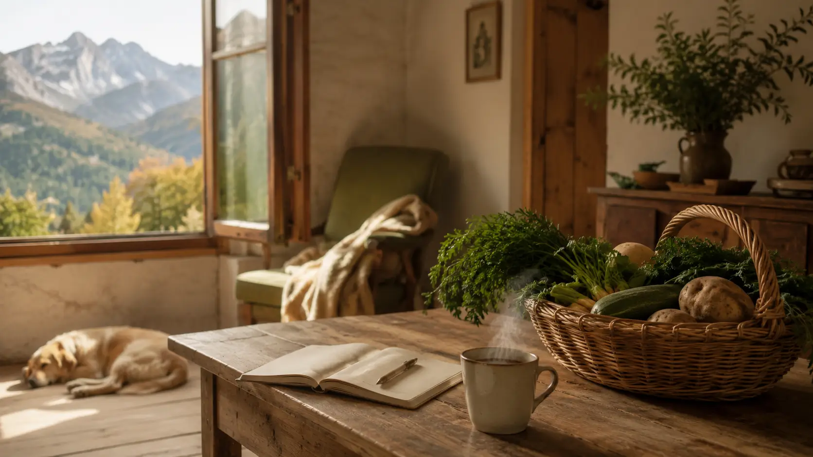 Slow living in montagna: non una vita perfetta, ma una vita più attenta