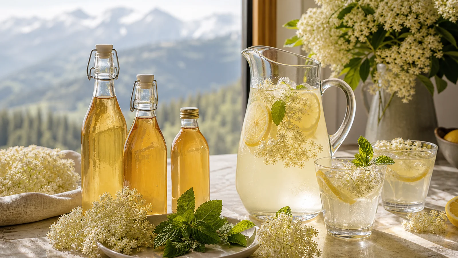 Sciroppi e bevande di fiori: la fermentazione lenta spiegata con calma